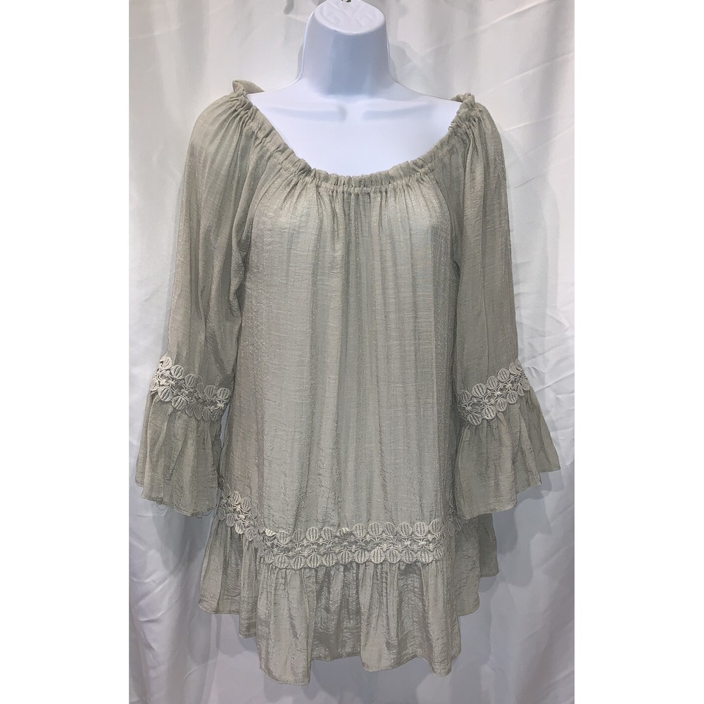 Spense Off-The-Shoulder Women's Hi/Low Blouse‎ Size Small NEW